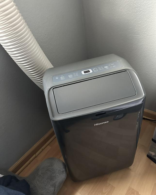 Hisense 10000-BTU DOE (115-Volt) Grey Vented Wi-Fi enabled