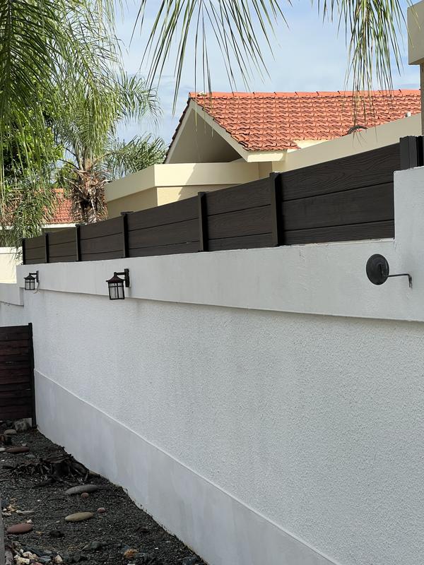 HOFT End Post Kit A4 and Hardware 6-ft x 44-in Black Aluminum Deck ...