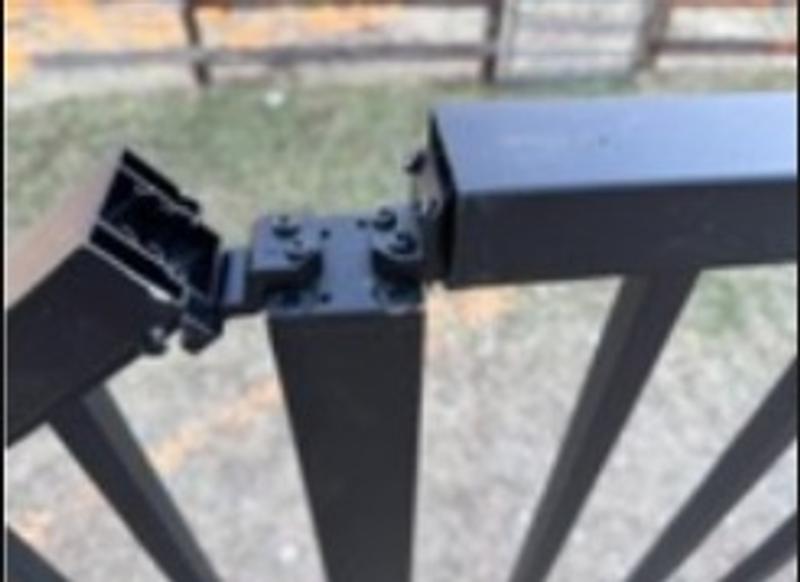 Freedom 5.31-in x 2.76-in Margate Matte Black Aluminum Line Connector (4-Pack)