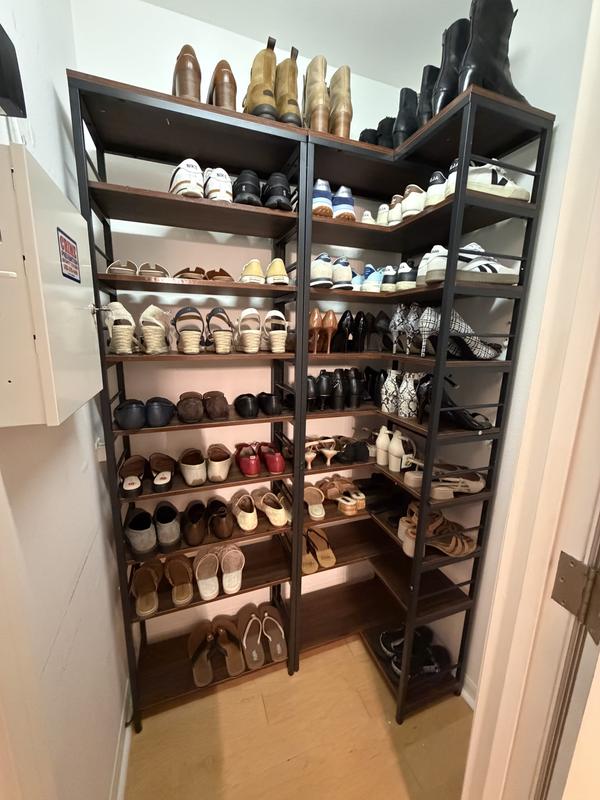 Tribesigns 78.74-in H 8 Tier 36 Pair Mdf Shoe Rack HOGA-XK00557 at ...