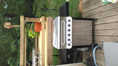 Char Broil Performance Black and Stainless 6 Burner Liquid Propane