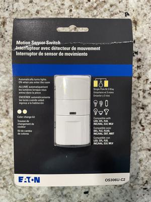 Eaton Single-pole/3-way 5-Amp Occupancy Motion Sensor Light Switch