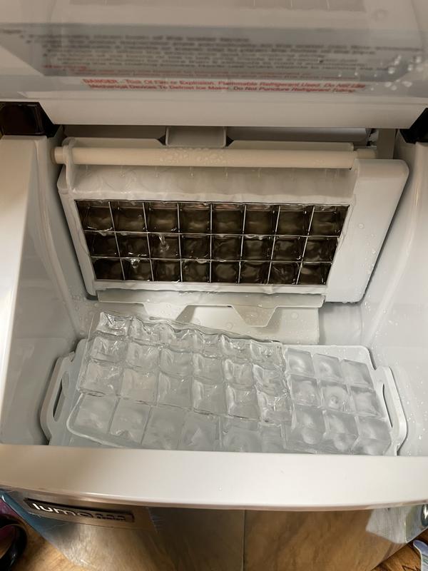 Comfort Clear Ice Cube Maker Machine, First Cubes In 15 Minutes 28 Lbs. Of  Ice In 24 Hours