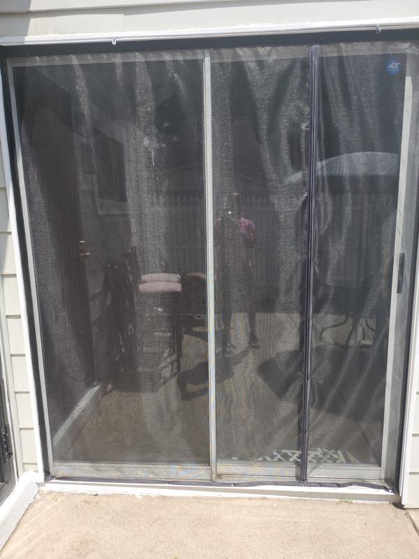 Fenestrelle Magnetic Screen Door for French & Sliding Doors. Large Pet &  Kids. Keep Bugs Out. Heavy Fiberglass Mesh. Self Closing Continuous  Magnetic