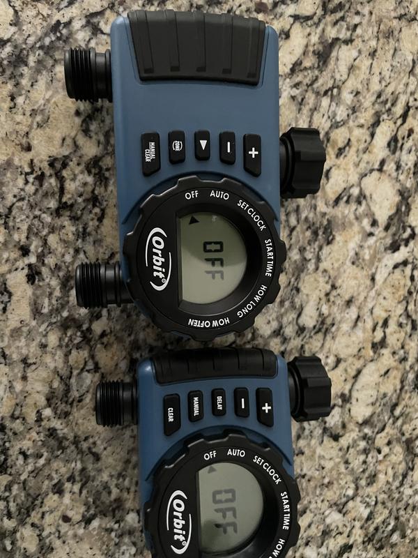 Orbit 2 Output Port Stationary Digital Hose End Timer 24706 at Lowes.com