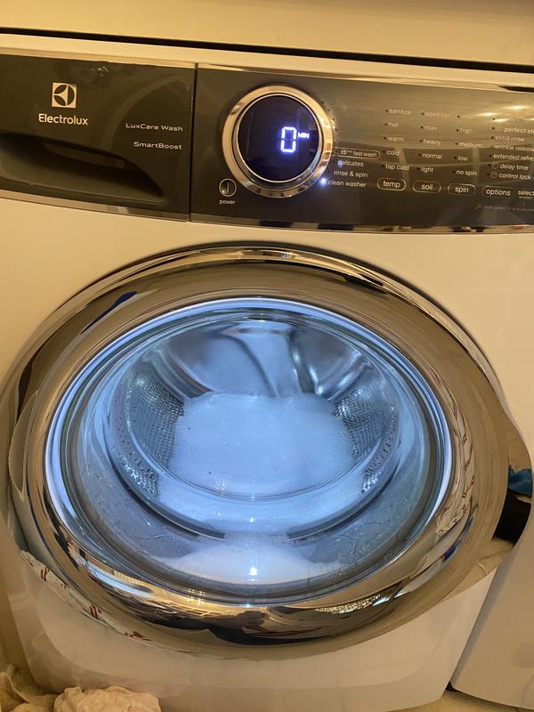 Electrolux 4.4 Cu. Feet High Efficiency Stackable Steam Cycle Front Load Washer Island White ENERGY STAR in the Front Load Washers department at Lowes
