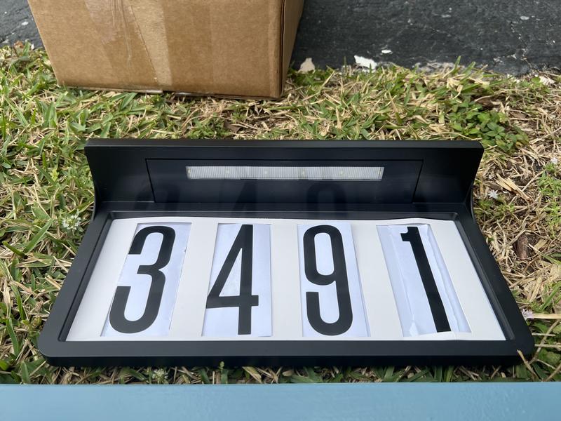Lighted Address Plaque Lowes | Shelly Lighting