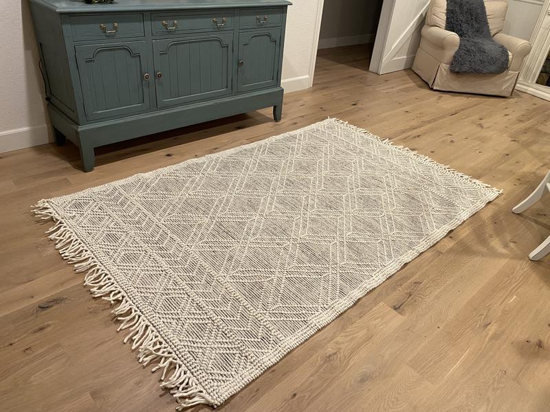 Origin 21 Auckland Wool 9 X 12 (ft) Wool White Indoor Area Rug in