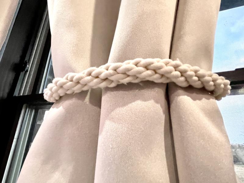 Thick Rope Curtain Tie Backs-Beige – Alaska Rug Company