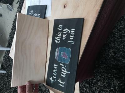 8 Unfinished Wood Chalkboards - 3 Pc.