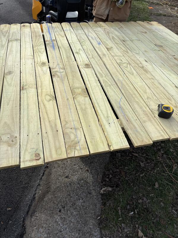 Severe Weather Max 6-ft x 8-ft Pressure Treated Southern Yellow