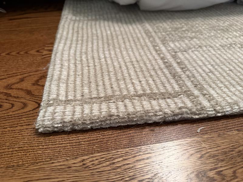 allen + roth Sahara Checkmate 5 x 8 (ft) Loomed Polyester Prairie Taupe ...
