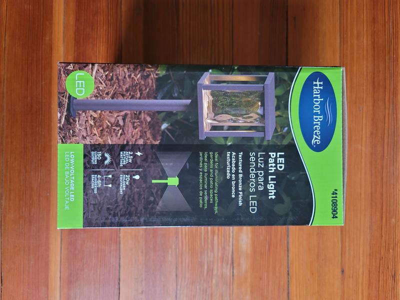 Harbor Breeze 150-Lumen 2.5-Watt Specialty Textured Bronze Low Voltage ...