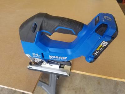 Kobalt 24 volt Brushless Variable Speed Keyless Cordless Jigsaw