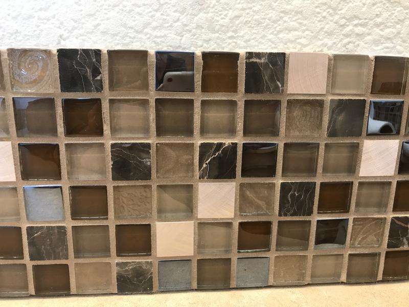 Elida Ceramica Coral Light 12-in x 12-in Multi-finish Glass Metal Stone Marble Uniform Squares Wall Tile (0.95-sq. ft/ Piece)