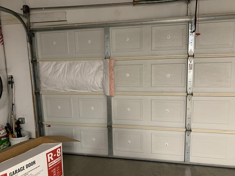Owens Corning Garage Door Fiberglass Insulation Kit 22 in. x 54 in.  (8-Panels) GD01 - The Home Depot