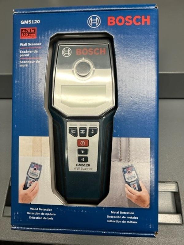 Bosch GMS120 Digital Multi-Scanner with Modes for Wood, Metal, and Live  Wiring - Stud Finders And Scanning Tools 