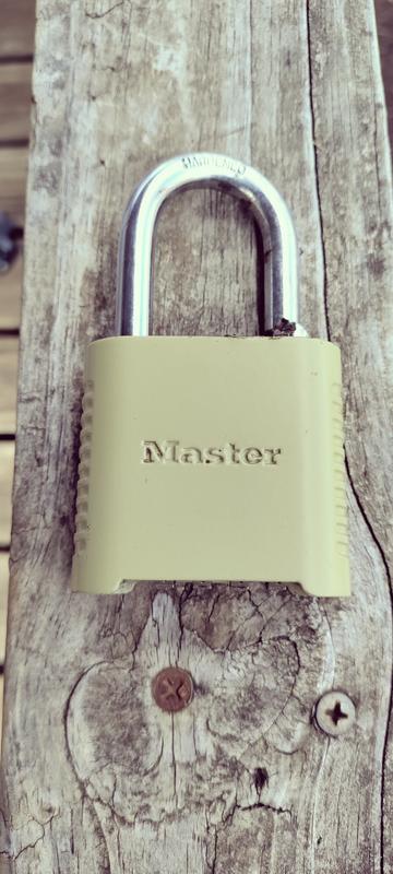 Master Lock 175D Set-Your-Own Combination Lock, Solid Brass