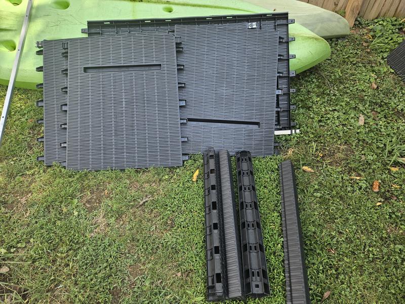 Keter Java Durable Outdoor Storage 230-Gallon Grey Plastic Deck Box in ...