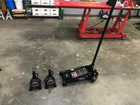 Black Steel Hydraulic Jack Stand