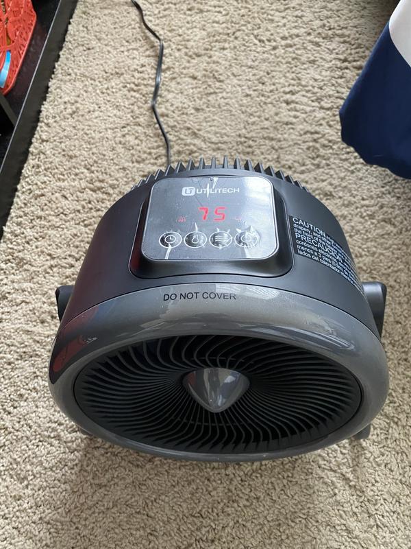 Utilitech Up to 1500-Watt Fan Baseboard Indoor Electric Space Heater with  Thermostat in the Electric Space Heaters department at Lowes.com