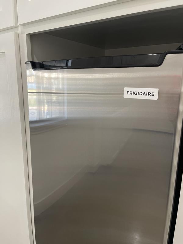 Frigidaire 6.5-cu ft Upright Freezer (Stainless Steel) in the Upright  Freezers department at