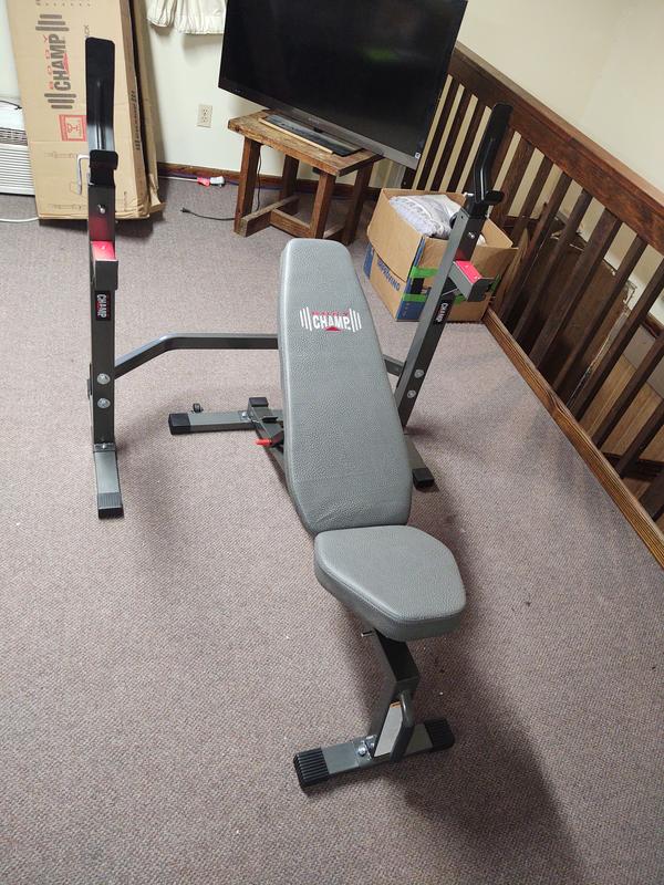 Body Flex Sports 2 pc. Set Olympic Weight Bench and Rack Stand at