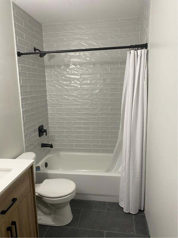 Satori Slate Gray 3-in x 12-in Glossy Ceramic Subway Wall Tile (0.24-sq. ft/ Piece)