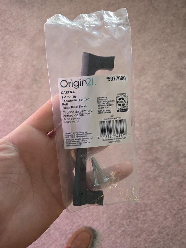 Origin 21 Karena 5-1/16-in (128mm) Center to Center Matte Black ...