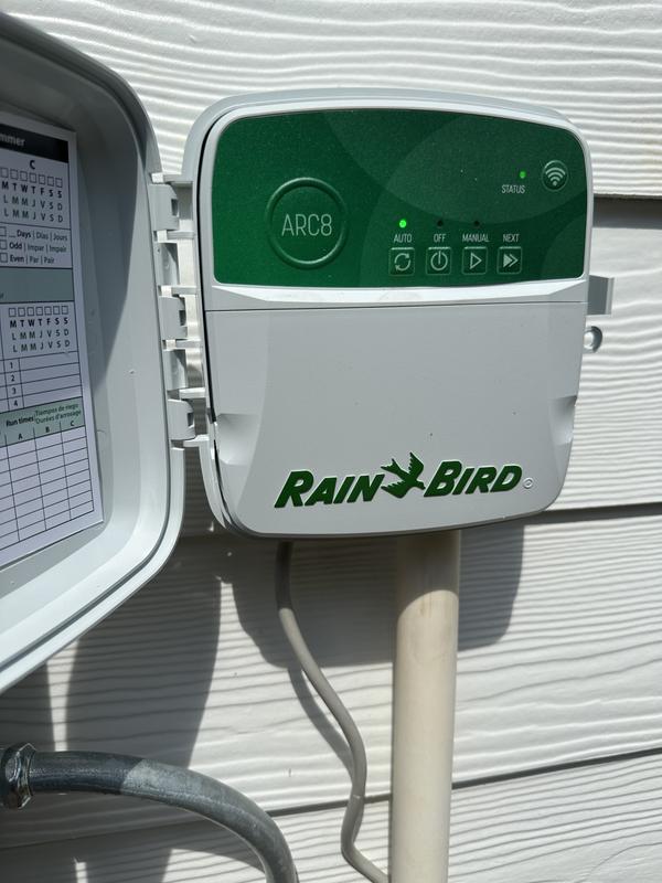 Rain Bird 6-Station Digital Wi-Fi Compatible Smart Irrigation Timer ...