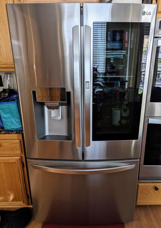 LRMVC2306SLG Appliances 23 cu. ft. Smart wi-fi Enabled InstaView®  Door-in-Door® Counter-Depth Refrigerator with Craft Ice™ Maker STAINLESS  STEEL - Westco Home Furnishings
