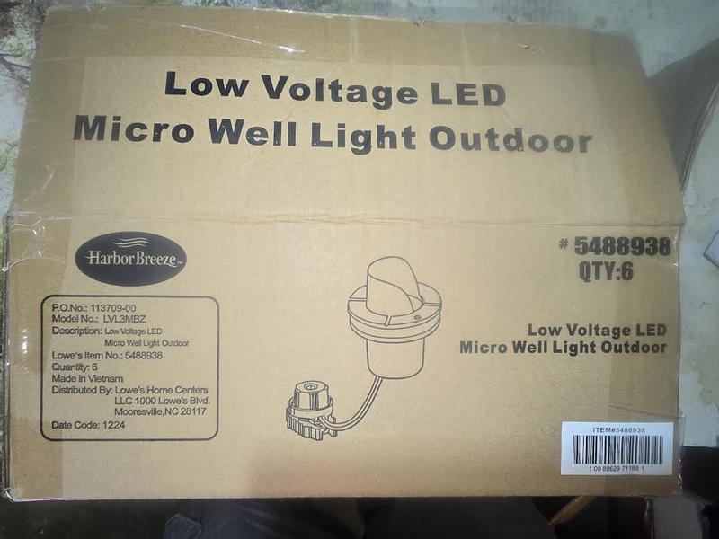 「Light Mellow Harbor」 Harbor Breeze 200-Lumen 2.6-Watt Specilaty Textured Bronze