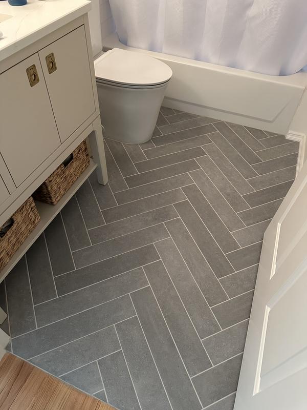 Artmore Tile Lannister Gris 3-in x 20-in Matte Porcelain Subway