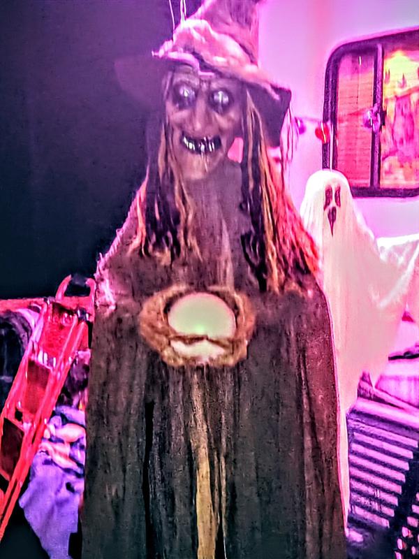 Haunted Hill Farm 6-ft Freestanding Motion Activated Talking
