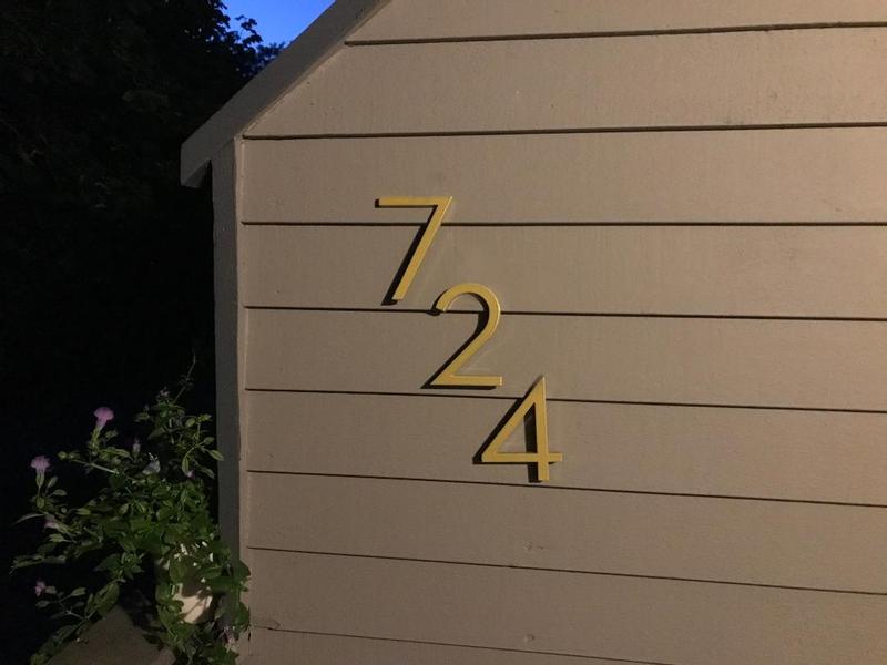 Origin 21 Urbana Park 5-in Gold Number 2 33722PYBLG at Lowes.com