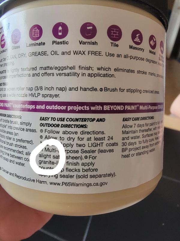 BEYOND PAINT 1 gal. Off White Furniture, Cabinets, Countertops and More  Multi-Surface All-in-One Interior/Exterior Refinishing Paint BP18 - The  Home Depot