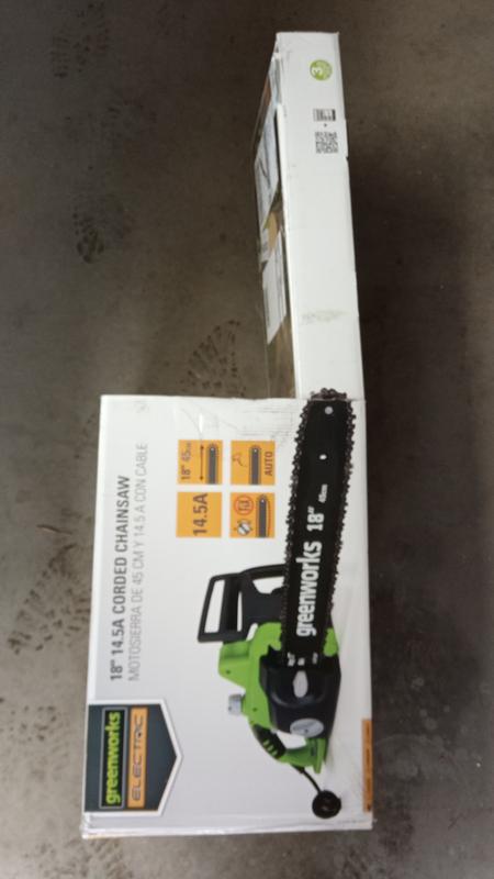 Greenworks deals corded chainsaw