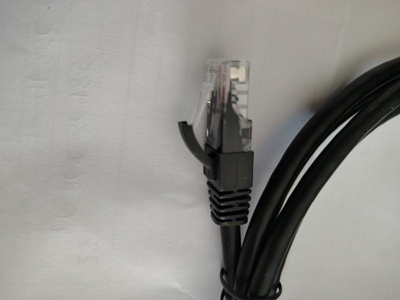 Utilitech 3-ft Cat 6A Black Ethernet Cable RJ456EC3FT-BLK at