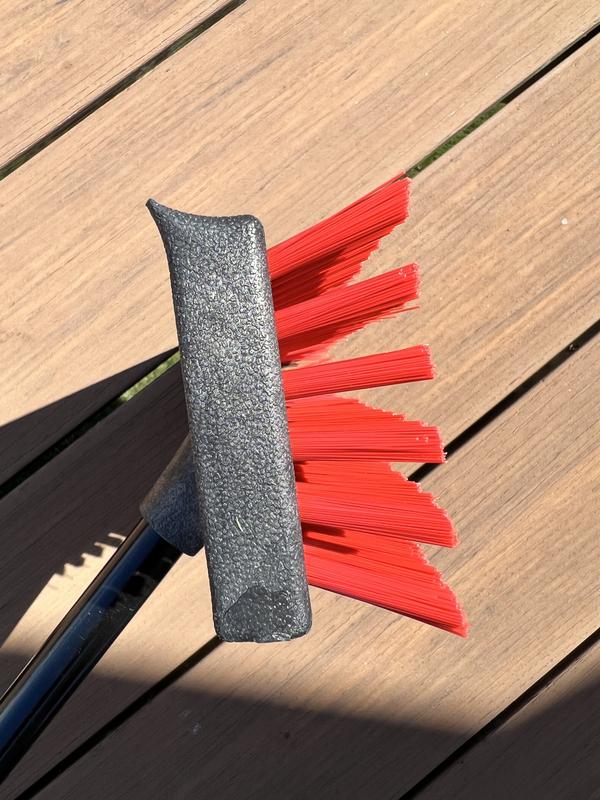 Craftsman 10-in Poly Fiber Soft Deck Brush in Red | CMXMLBA7310A