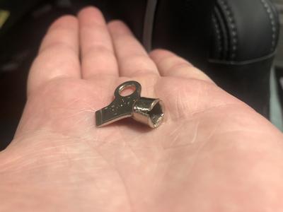 Durst Silver Hydronic Baseboard Heater Key for Coin Key Air Valve