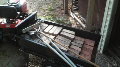 Blue Hawk 17-cu ft Steel Dump Cart at Lowes.com