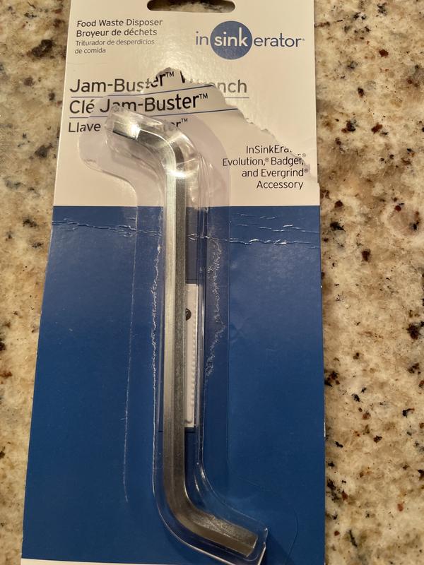 FREEWHEELERS & CO    “JAM BUSTER” InSinkErator Jam-Buster Wrench Accessory for InSinkErator