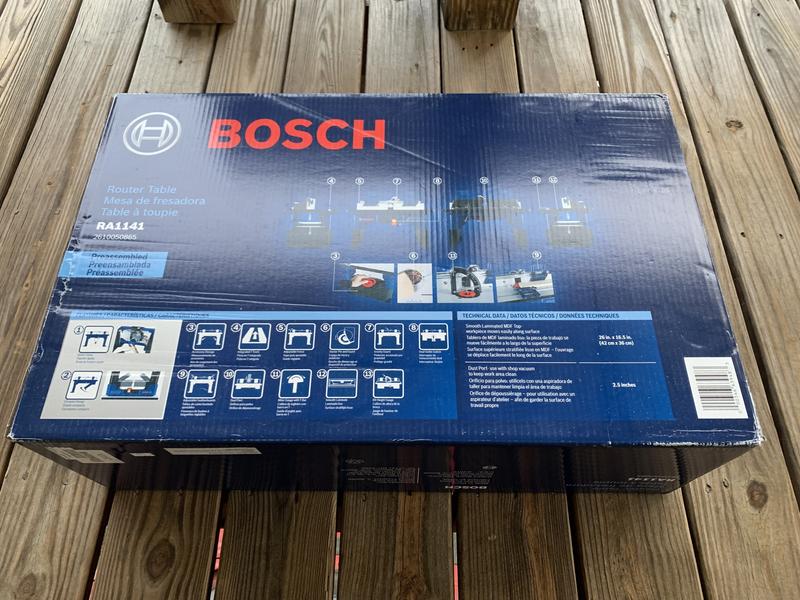 Bosch 15 Amps Adjustable Mdf Router Table in the Router Tables department  at