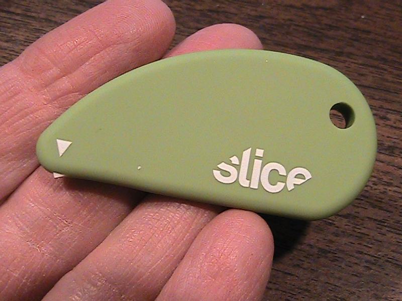 Slice Mini Safety Cutter With Ceramic Blade 1 14 x 2 716 Green - Office  Depot