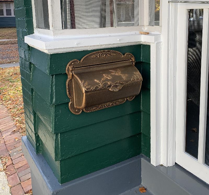 PRO-DF Wall Mount Bronze Metal Standard Mailbox AL462BA at Lowes.com