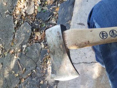 【acha 】TRIPLE AXE Truper Steel Michigan Axe with 36-in Hickory Handle HM-4HX-K