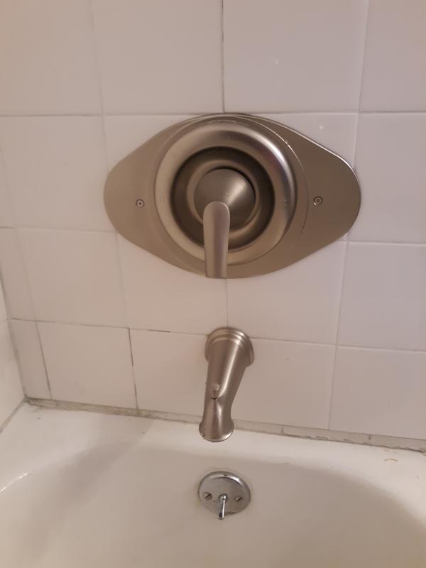 Danco 5.13-in Brushed Nickel Bathtub/Shower Deck Plate