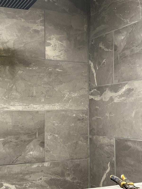 prawn　グレー24 Mohawk ForeverStyle Gray Marble 12-in x 24-in Lappato