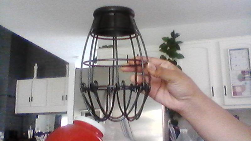 Portfolio Ravensport 7.25-in H 4.62-in W French Bronze Wire Cage Pendant Light Shade