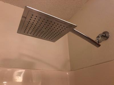 Razor by Aqua Spa 1 -Spray Chrome 9-in Square Rain High Pressure Shower ...